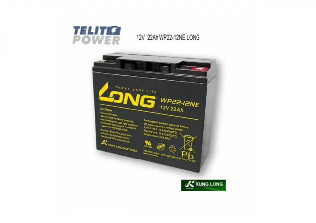  12V 22Ah WP22-12NE LONG INSERT M6