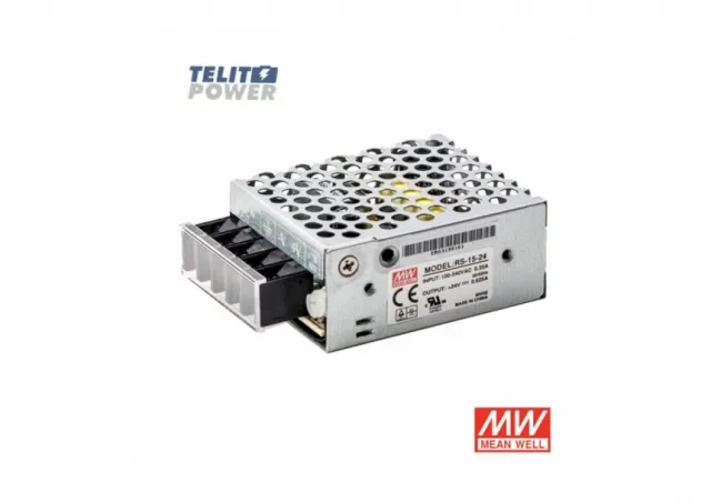 15W  Napajanje u kućištu RS-15-24 MEAN WELL