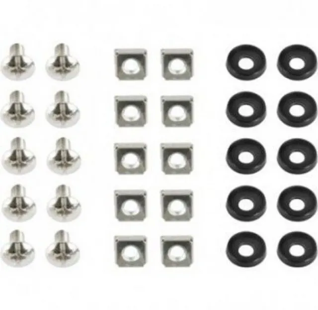 19A-FSET-01 Gembird 19 rack set, Vijci, navrtke i podloke, 10kom set 16641