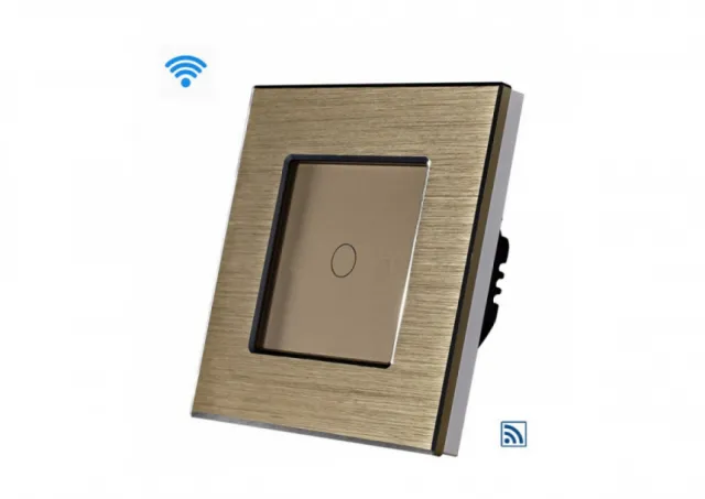 1G Wi-Fi pametni prekidači AL NN Zlatni  (WIFI TOUCH SWITCH)