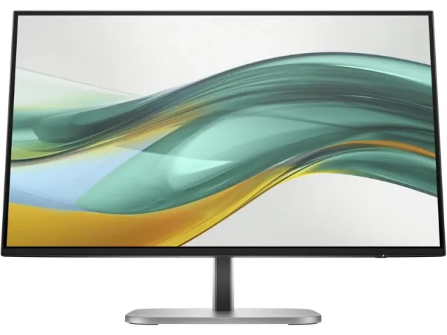 23.8" IPS AG Flat FHD 1920x1080@100Hz, 16:9, 1500:1, 350cd/m², 5ms, 178°/178°, 4 USB-A 3.1, 1 USB-B, 1 DP 1.2, 1 HDMI 1.4, Height, Swivel, Tilt, Pivot, Jet black/silver, 3yw, HP Series 5 Pro 524pf