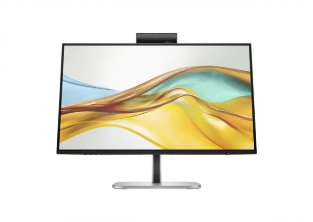 23.8" IPS AG Flat FHD 1920x1080@100Hz Conferencing,16:9,1500:1,350cd/m²,5ms,178°/178°,3 USB-A 3.1,USB-B,2 USB-C 3.1,1 DP 1.4,1 DP 1.4-out,1 HDMI 2.0,RJ-45,Camera 5MP,VESA 100x100 mm,Pivot,Swivel,Tilt,Jet black/silver,3yw,HP Series 5 Pro 524pm