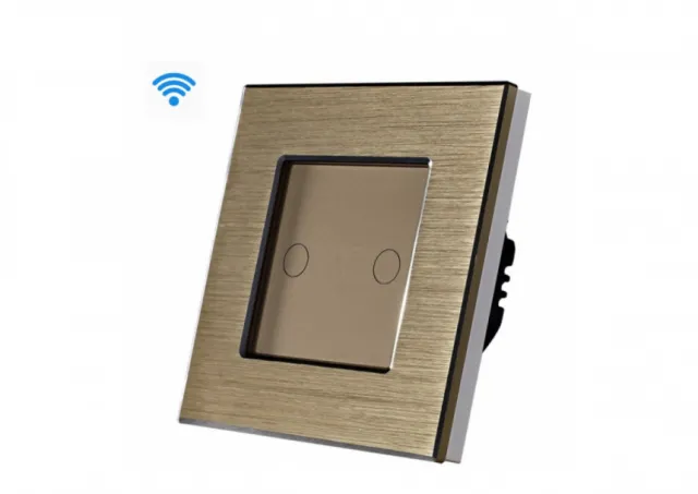 2G Wi-Fi pametni prekidači AL Zlatni (WIFI TOUCH SWITCH)