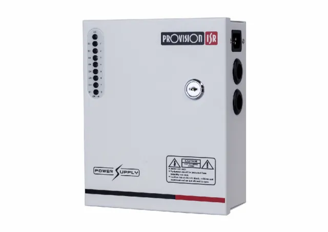 8-kanalno profesionalno napajaje 12V/5A + mesto za bateriju Provision PR-5A8CH-B