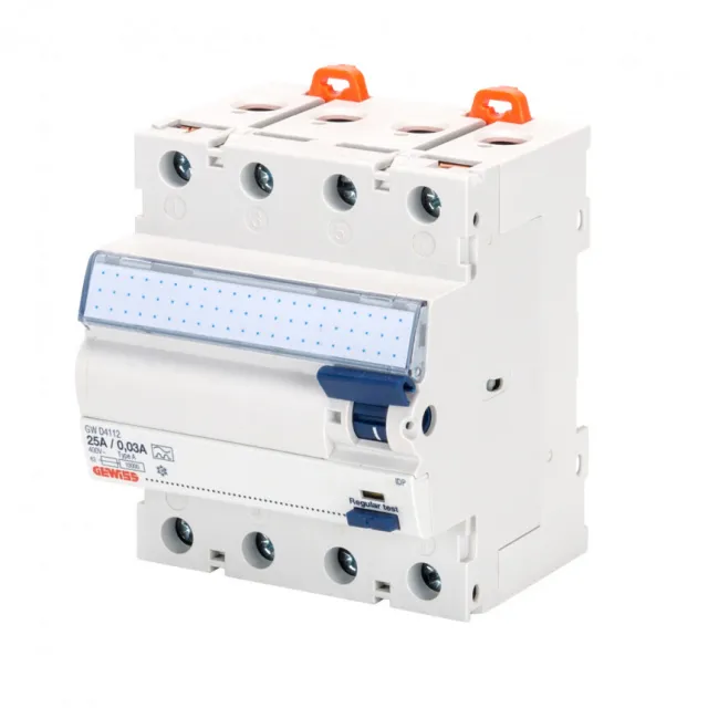 90RCD, FID sklopka 4P 63A 0,5A, tip AC GWD4145