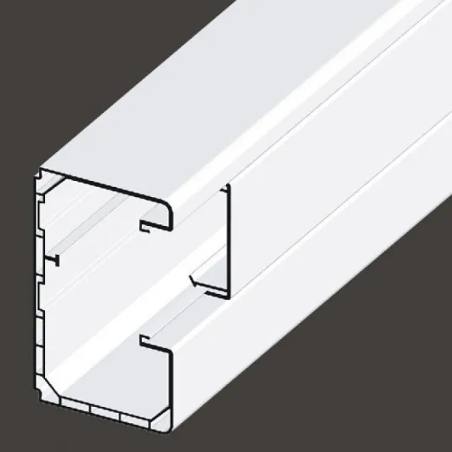 90x55mm KANAL parapetni Kopos PK sa poklopcem, IP40/IK07, samogasiv, direktno prima 45x45mm module: Efapel, Full, Legrand, OBO Bettermann, Schneider Electric (opciono dodatna pregrada i/ili metalni podkanal)