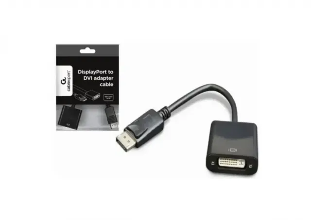 A-DPM-DVIF-002 Gembird DisplayPort to DVI adapter cable, black