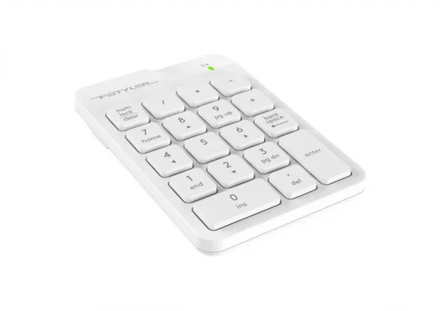 A4 TECH FGK21C FSTYLER 2.4G Wireless Numeric Keypad USB Type-C bela tastatura 