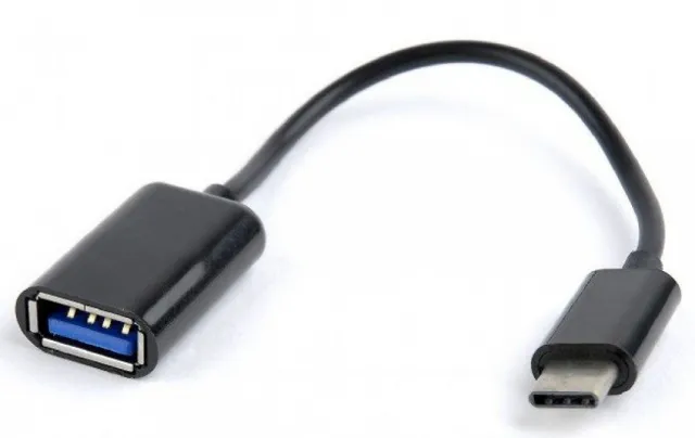 AB-OTG-CMAF2-01 Gembird USB 2.0 OTG Type-C adapter cable (CM/AF), blister 19945