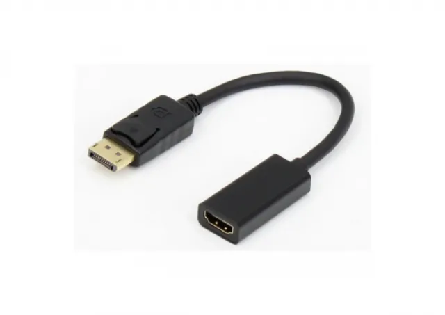 Adapter E-Green DisplayPort 1.4 (M) - HDMI 2.0 (F) kabl 20cm crni 