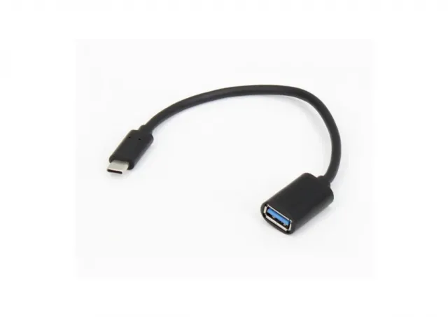 Adapter E-Green USB 3.1 TIP C (M) - USB 3.0 (F) - OTG 0.15m crni