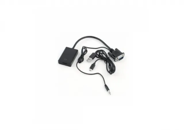 Adapter Kettz VGA na HDMI + 3.5mm 
