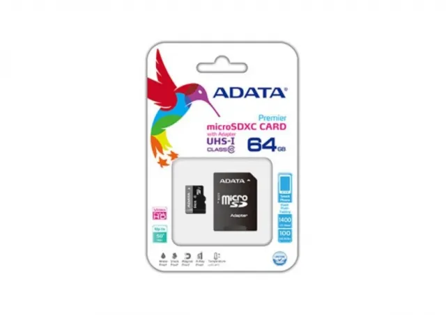 AData Micro SD 64GB sa adapterom