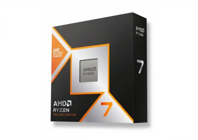 AMD 100-100001084WOF CPU AM5 Ryzen 7 9800X3D (3D V-Cache), 8C/16T, 4.7GHz (5.2GHz), 120W, 640KB L1, 8MB L2, 96MB L3, Without Cooler