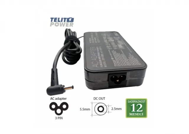 ASUS 19.5V-7.7A ( 5.5 * 2.5 )  A17-150P1A LAPTOP ADAPTER