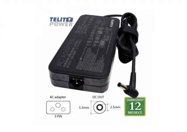 ASUS 19V-7.7A ( 5.5 * 2.5 )  A17-150P1A 150W LAPTOP ADAPTER