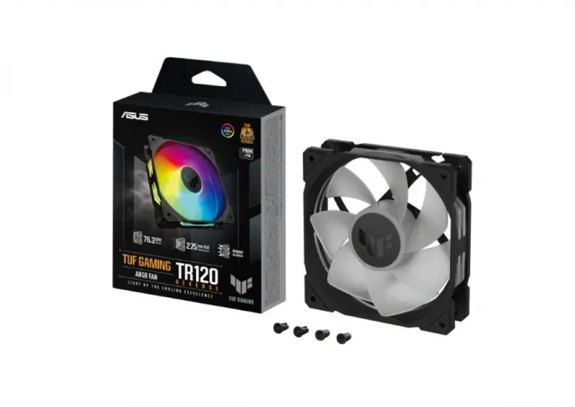 ASUS TUF GAMING TR120 ARGB REVERSE BLACK ventilator 