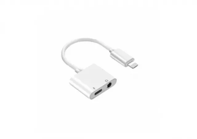 Audio adapter Lightning - Audio 3.5mm+Lightning  Linkom