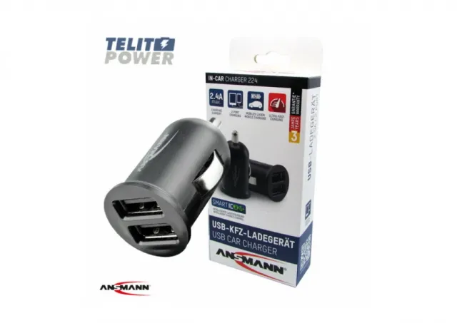 Auto punjač USB punjač  224 - ANSMANN 2.4A