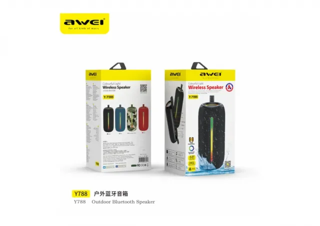 Awei Bluetooth Zvuènik (colorfull) Y788, crni