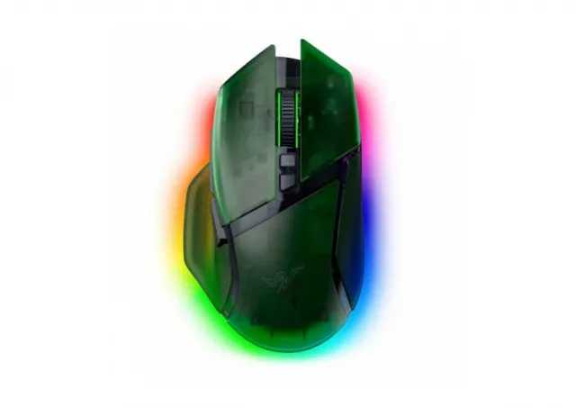 Basilisk V3 Pro 35K - Ergonomic Wireless Gaming Mouse - Phantom Green Edition - EU