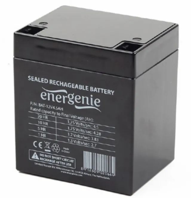 BAT-12V4.5AH Gembird Punjiva baterija 12V 4.5AH 89x70x100 mm 38489