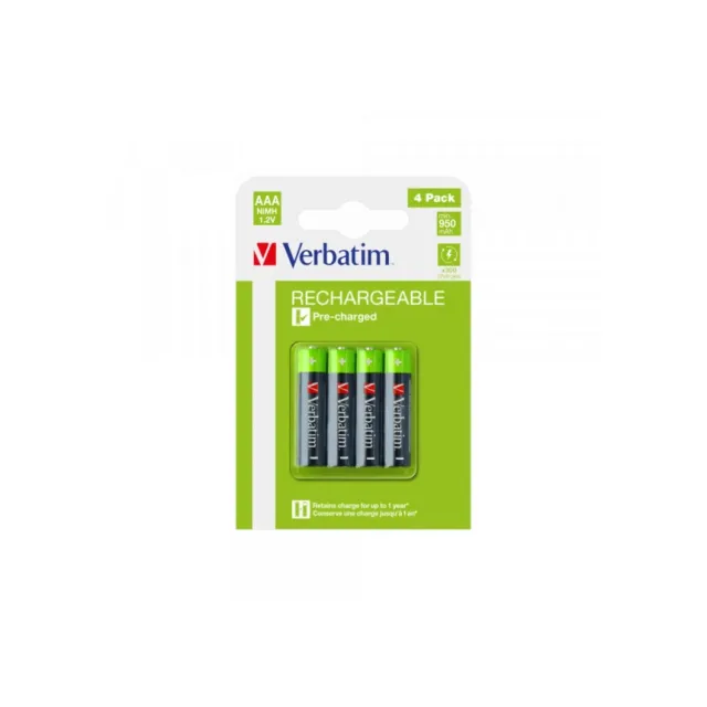 Baterija LR 3 punjiva Verbatim AAA 1/4 blister 950mAh