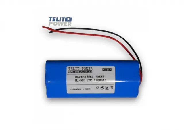 Baterija NiMH 12V 1700mAh