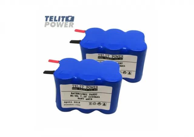  Baterija NiMH 2 x 7.2V 3200mAh  SAFT - ARTS za  PELLENC AP25 E KIT P80 ( cena po paketu  )