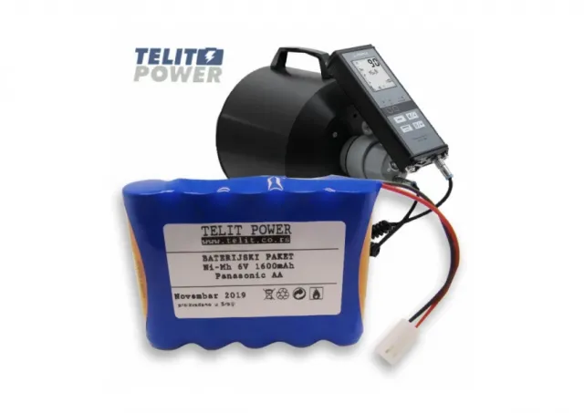 Baterija NiMH 6V 1600mAh za ATOM TEX AT1117M monitor radijacije