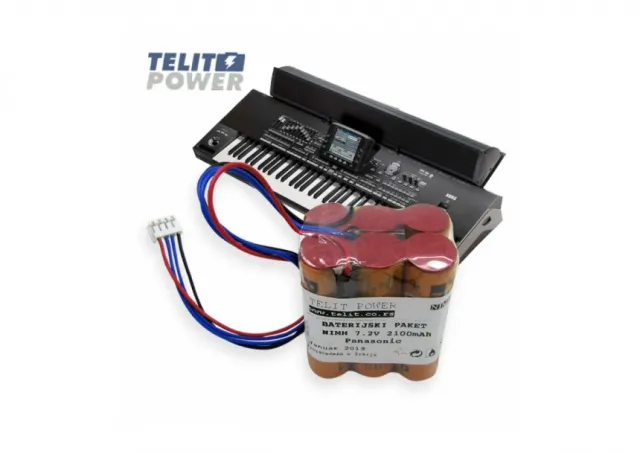 Baterija NiMH 7.2V  2100mAh  Panasonic za klavijaturu KORG PA3X