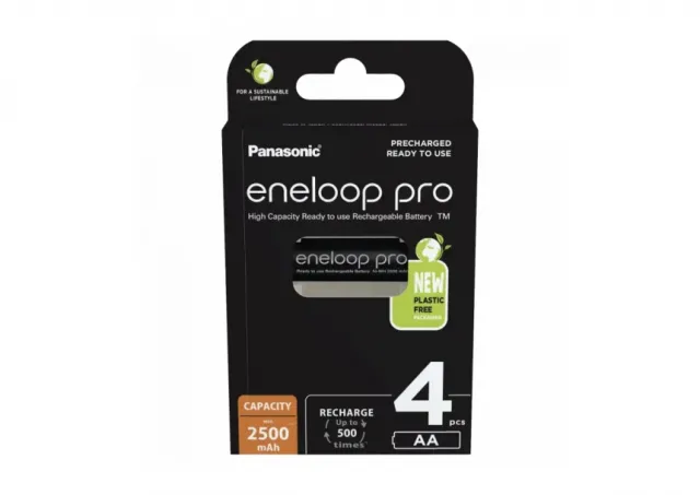 Baterija Panasonic Eneloop Pro BK-3HCDE/4BE AA (pak 4 kom), punjiva