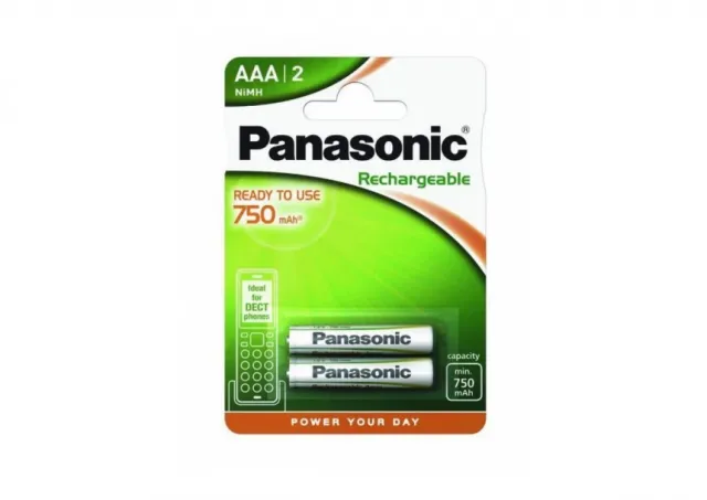 Baterija  PANASONIC HHR-4MVE/2BD-2xAAA 750mAh punjive Ready to use