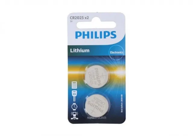 BATERIJA Philips CR2025  2 kom.