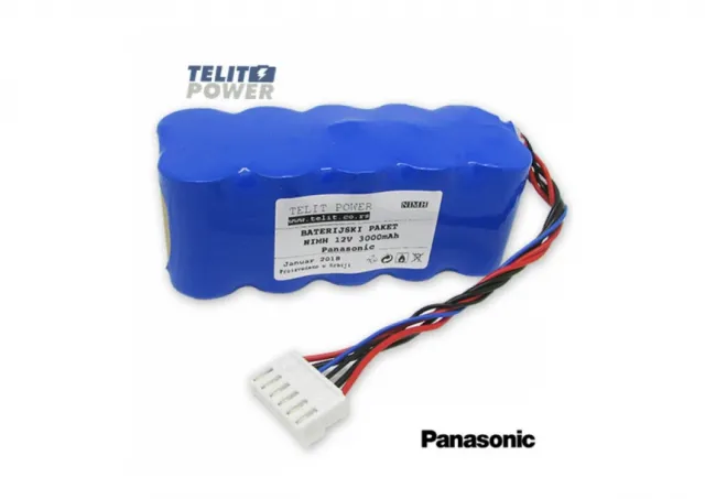 Baterija  za BIWATER AQUA monitor NiMH 12V 3000mAh  Panasonic