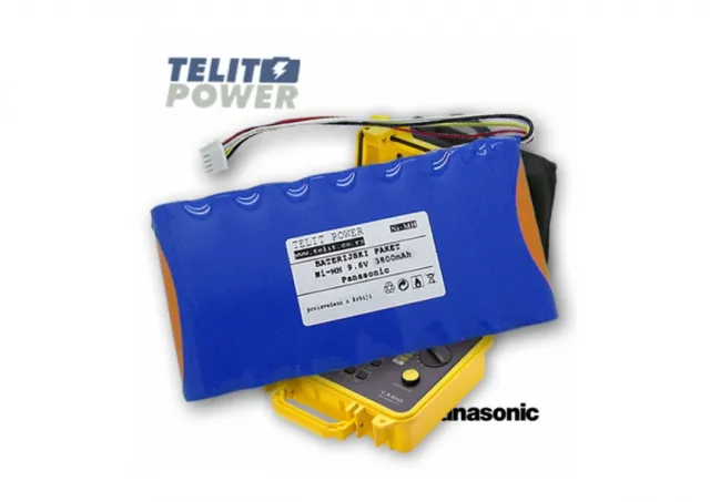 Baterija za CHAUVIN ARNOUX CA 6543  NiMH 9.6V 3800mAh Panasonic