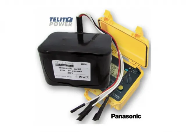  Baterija za CHAUVIN ARNOUX TIP 6250 NiMH 6V 9500mAh SAFT