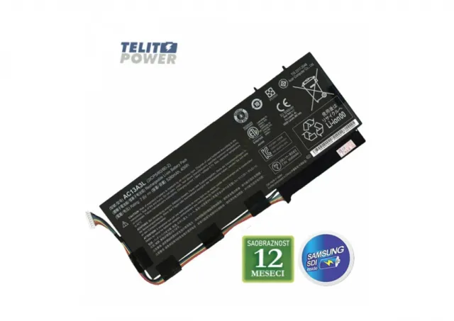 Baterija za laptop ACER Aspire P3-131 / AC13A3L  7.6V 40Wh