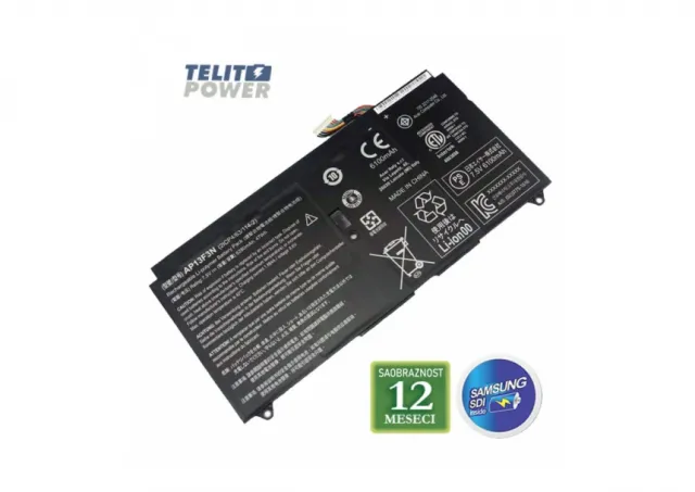 Baterija za laptop ACER Ultrabook:Aspire S7-392 Series S7-392 / AP13F3N 7.5V 628