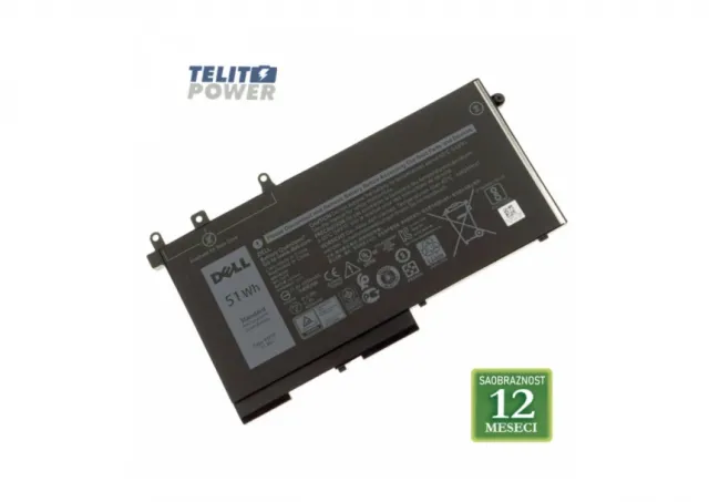 Baterija za laptop DELL D5480 / 93FTF  11.4V 51Wh / 4254mAh