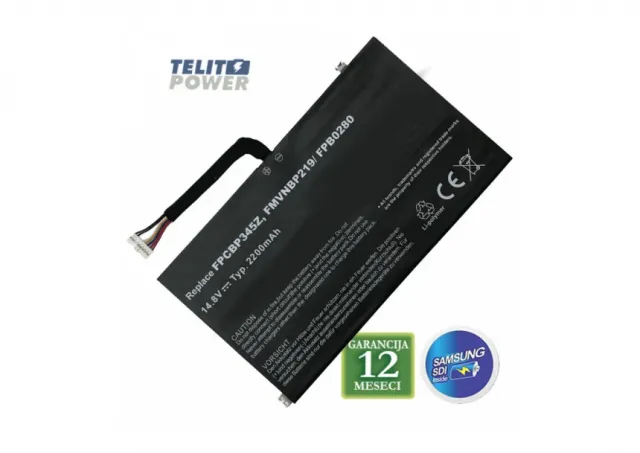 Baterija za laptop FUJITSU UH572 / BP345Z  14.8V 42Wh