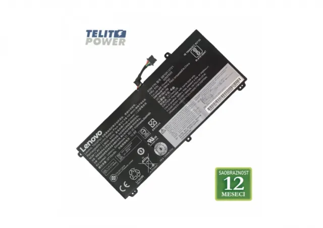 Baterija za laptop LENOVO ThinkPad  T550 / 00NY639  11.4V   44Wh / 3860mAh