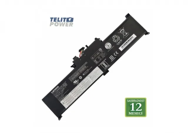 Baterija za laptop  LENOVO ThinkPad Yoga 370  / 01AV434 15.2V  51Wh / 3360mAh