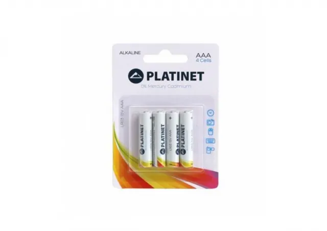 Baterije Platinet PMBLR034B LR3 AAA blister 4