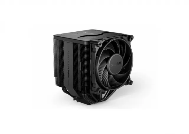 be quiet! BK036 Dark Rock PRO 5 [LGA-1851 Default ILM and RL-ILM support], Two virtually inaudible Silent Wings PWM fans 23.3dB(A), Seven high-performance copper heat pipes