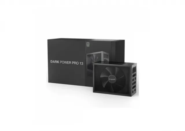 be quiet! BN332 DARK POWER PRO 13 1600W, 80 PLUS Titanium efficiency (up to 94.5%), Fully digital control (PFC, LLC, SR/12V) and full bridge LLC technology, Overclocking key switches between six 12V rails and one massive 12V rail
