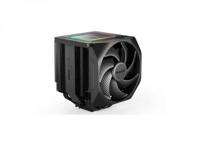 be quiet! Dark Rock ELITE [LGA-1851 Default ILM and RL-ILM support], ARGB LEDs, Two Silent Wings 135mm PWM fans 23.3dB(A), Seven high-performance copper heat pipes