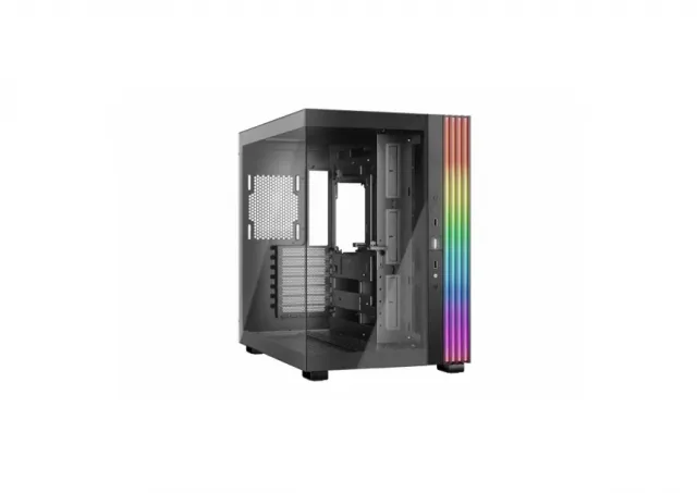 be quiet! LIGHT BASE 600 DX Black, MB compatibility: ATX / M-ATX / Mini-ITX, ARGB illumination, Fully windowed front and side panel, 2 ARGB and fan hubs with 12 connectors in total, Space for up to two radiators up to 360mm