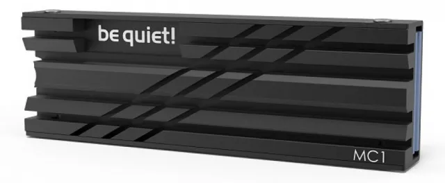 be quiet! MC1 M.2 SSD cooler, Compatible with M.2 SSD slot of PlayStation5, Fits both single and double sided M.2 2280 modules