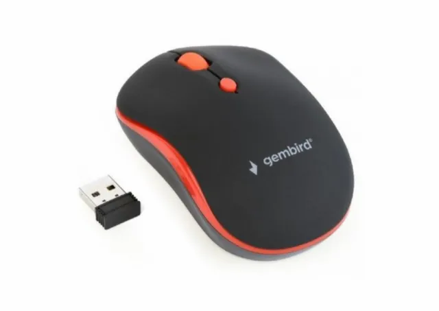 Bežicni miš optički  Gembird (MUSW-4B-03-R)Usb 1600Dpi black/red